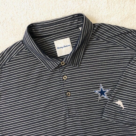Tommy Bahama Dallas Cowboys Short Sleeve Polo Shirt Men's Size 2XL - Picture 1 of 5